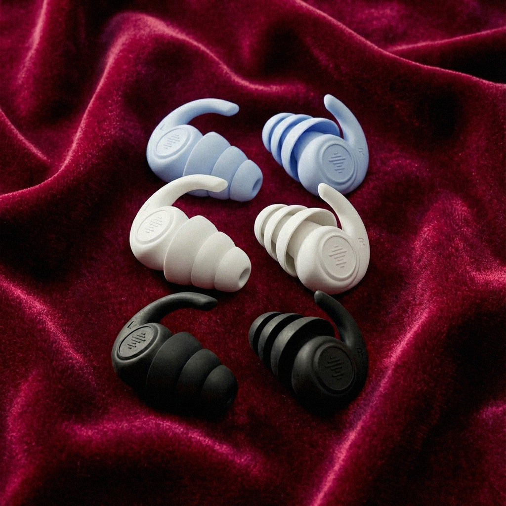 Trippel Bundle: Svart + Vit + Ljusblå